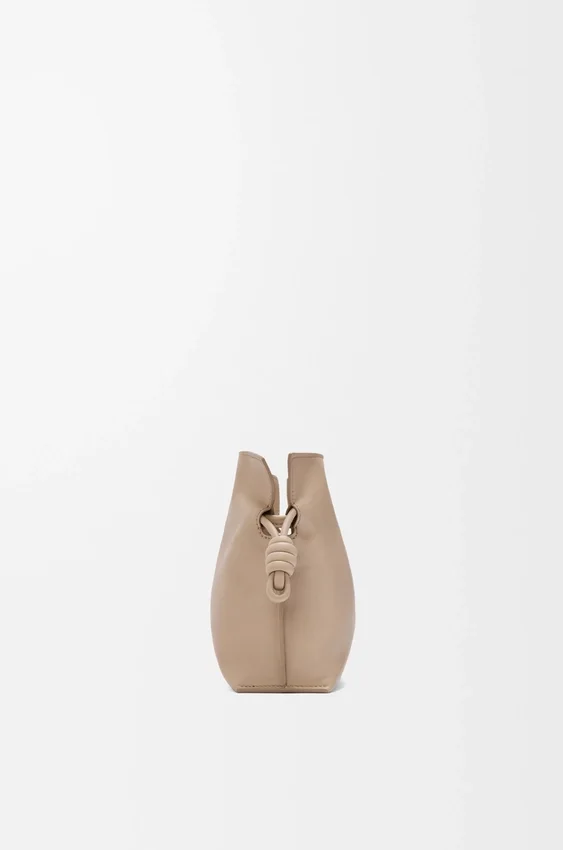 Mini Flamenco-clutch van nappa-kalfsleer Mini Flamenco-clutch van nappa-kalfsleer