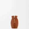Mini Flamenco-clutch van nappa-kalfsleer