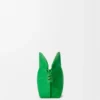 Mini Flamenco-clutch van nappa-kalfsleer