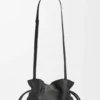 Mini Flamenco-clutch van nappa-kalfsleer