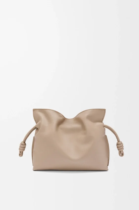 Mini Flamenco-clutch van nappa-kalfsleer Mini Flamenco-clutch van nappa-kalfsleer