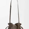 Mini Flamenco-clutch van nappa-kalfsleer