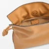 Mini Flamenco-clutch van nappa-kalfsleer