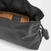Mini Flamenco-clutch van nappa-kalfsleer