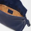 Mini Flamenco-clutch van nappa-kalfsleer