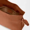Mini Flamenco-clutch van nappa-kalfsleer