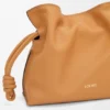 Mini Flamenco-clutch van nappa-kalfsleer