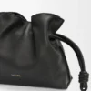 Mini Flamenco-clutch van nappa-kalfsleer