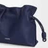 Mini Flamenco-clutch van nappa-kalfsleer