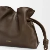 Mini Flamenco-clutch van nappa-kalfsleer