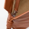 Mini Flamenco-clutch van nappa-kalfsleer
