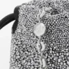 Mini Flamenco Purse met kralen en nappa-lamsleer