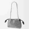 Mini Flamenco Purse met kralen en nappa-lamsleer