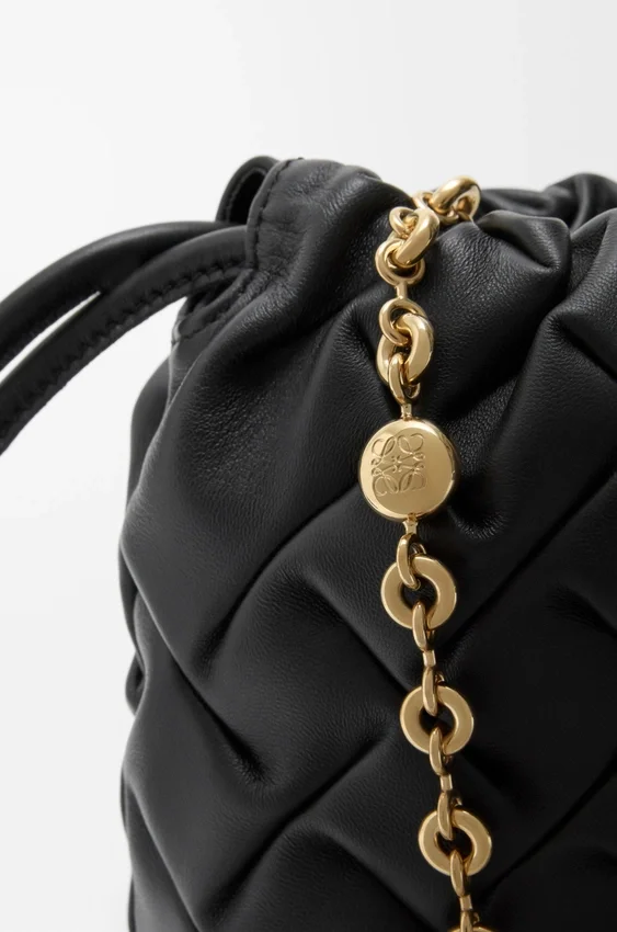 Mini Flamenco Purse van geknepen nappa-kalfsleer Mini Flamenco Purse van geknepen nappa-kalfsleer