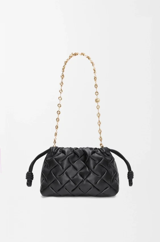 Mini Flamenco Purse van geknepen nappa-kalfsleer Mini Flamenco Purse van geknepen nappa-kalfsleer