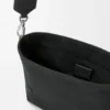 Mini Flex Messenger van canvas en suède Mini Flex Messenger van canvas en suède