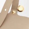 Mini Pebble Bucket bag van zacht generfd kalfsleer