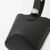 Mini Pebble Bucket bag van zacht generfd kalfsleer