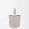 Mini Pebble Bucket in glad kalfsleer Mini Pebble Bucket in glad kalfsleer
