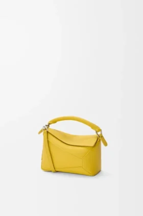 Mini Puzzle Edge-tas van zacht generfd kalfsleer