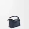 Mini Puzzle Edge-tas van zacht generfd kalfsleer