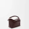 Mini Puzzle Edge-tas van zacht generfd kalfsleer