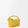 Mini Puzzle Edge-tas van zacht generfd kalfsleer