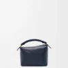 Mini Puzzle Edge-tas van zacht generfd kalfsleer