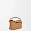 Mini Puzzle Edge-tas van zacht generfd kalfsleer Mini Puzzle Edge-tas van zacht generfd kalfsleer