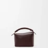 Mini Puzzle Edge-tas van zacht generfd kalfsleer