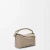 Mini Puzzle Edge-tas van zacht generfd kalfsleer