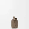 Mini Puzzle Edge-tas van zacht generfd kalfsleer