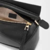 Mini Puzzle Edge-tas van zacht generfd kalfsleer