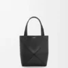 Mini Puzzle Fold Tote bag in glanzendes Kalfsleder Mini Puzzle Fold Tote bag in glanzendes Kalfsleder