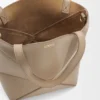 Mini Puzzle Fold Tote bag in glanzendes Kalfsleder Mini Puzzle Fold Tote bag in glanzendes Kalfsleder
