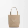 Mini Puzzle Fold Tote bag in glanzendes Kalfsleder Mini Puzzle Fold Tote bag in glanzendes Kalfsleder