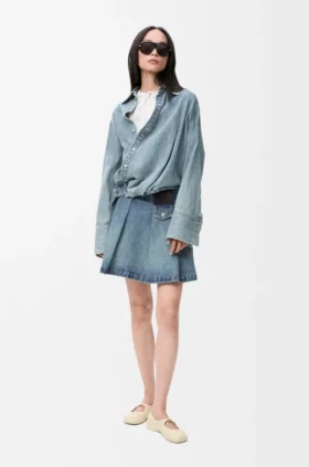 Minirok van denim
