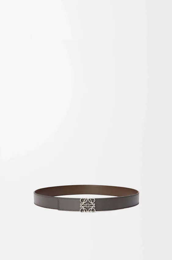 Omkeerbare Anagram-riem van glad kalfsleer Omkeerbare Anagram-riem van glad kalfsleer
