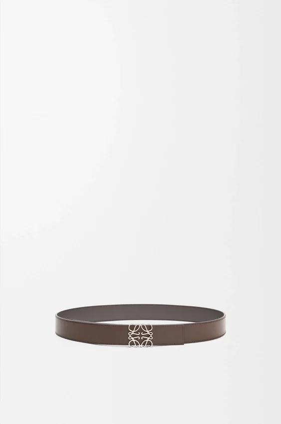 Omkeerbare Anagram-riem van glad kalfsleer Omkeerbare Anagram-riem van glad kalfsleer
