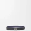 Omkeerbare Anagram-riem van glad kalfsleer Omkeerbare Anagram-riem van glad kalfsleer