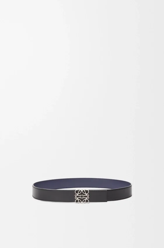 Omkeerbare Anagram-riem van glad kalfsleer Omkeerbare Anagram-riem van glad kalfsleer