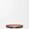 Omkeerbare Anagram-riem van glad kalfsleer Omkeerbare Anagram-riem van glad kalfsleer