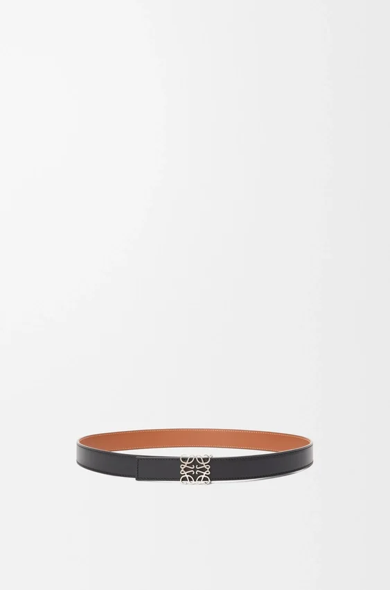 Omkeerbare Anagram-riem van glad kalfsleer Omkeerbare Anagram-riem van glad kalfsleer