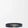 Omkeerbare Anagram-riem van glad kalfsleer Omkeerbare Anagram-riem van glad kalfsleer