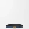Omkeerbare Anagram-riem van glad kalfsleer Omkeerbare Anagram-riem van glad kalfsleer