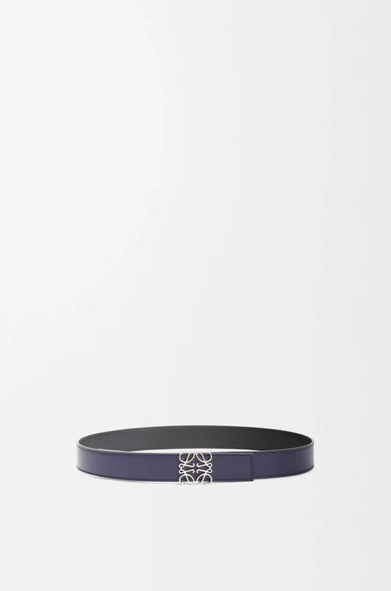 Omkeerbare Anagram-riem van glad kalfsleer Omkeerbare Anagram-riem van glad kalfsleer