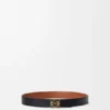 Omkeerbare Anagram-riem van glad kalfsleer Omkeerbare Anagram-riem van glad kalfsleer