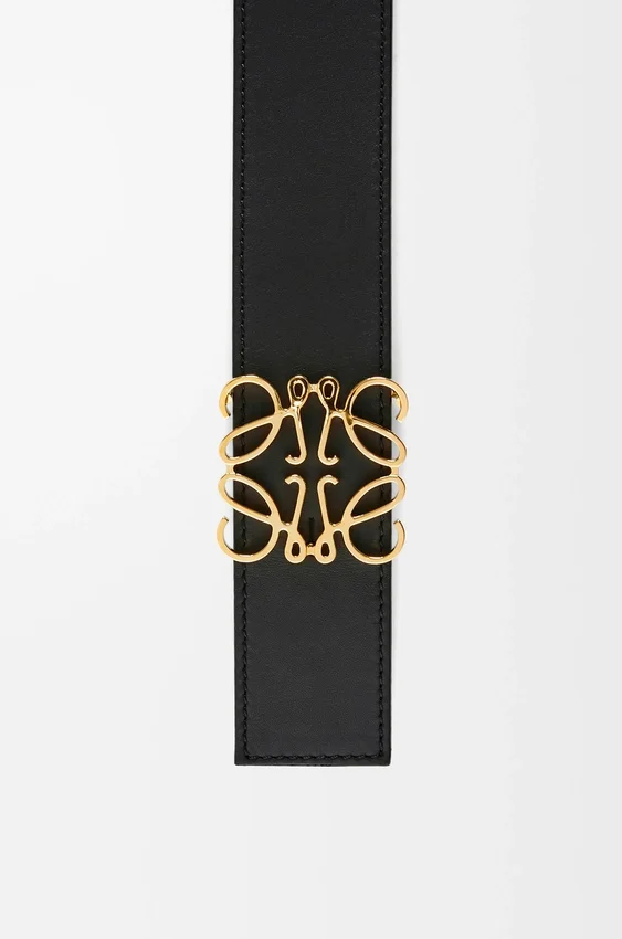 Omkeerbare Anagram-riem van glad kalfsleer Omkeerbare Anagram-riem van glad kalfsleer