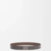 Omkeerbare Anagram-riem van glad kalfsleer Omkeerbare Anagram-riem van glad kalfsleer