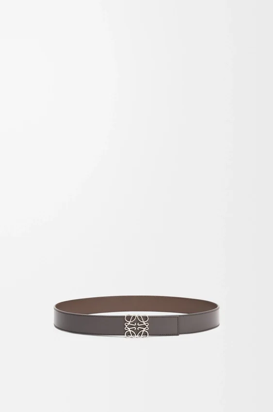 Omkeerbare Anagram-riem van glad kalfsleer Omkeerbare Anagram-riem van glad kalfsleer